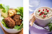 Mezze - Falafel and Baba Ganoush