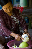 woman preparing meal