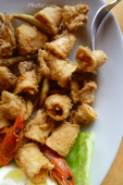 Frittierte Meeresfruechte